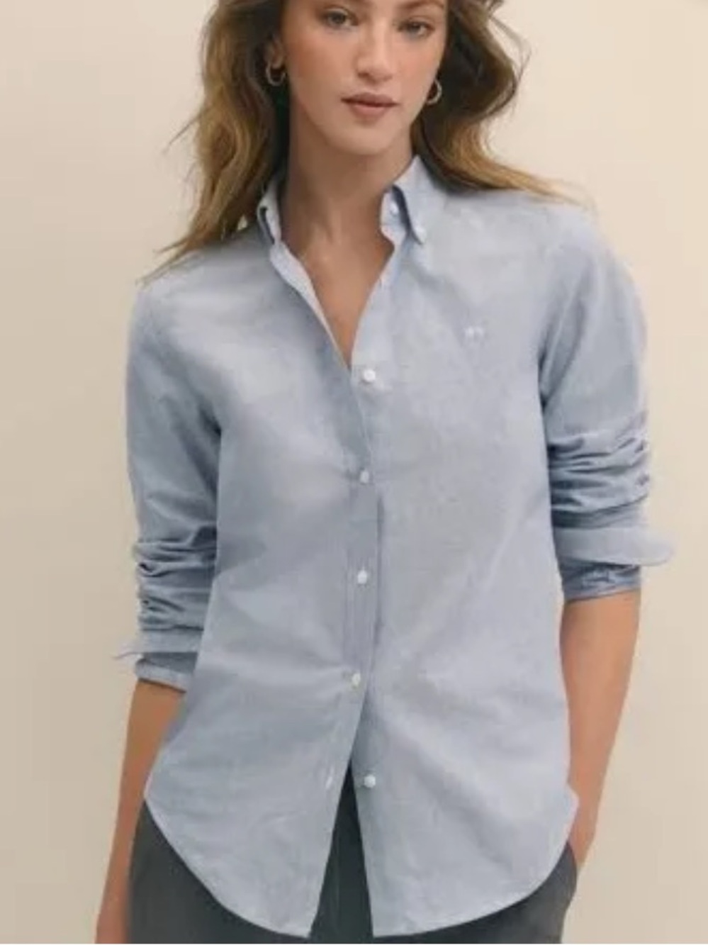 Brooks Brothers Preppy Cotton Oxford Button Down Shirt Size 8
